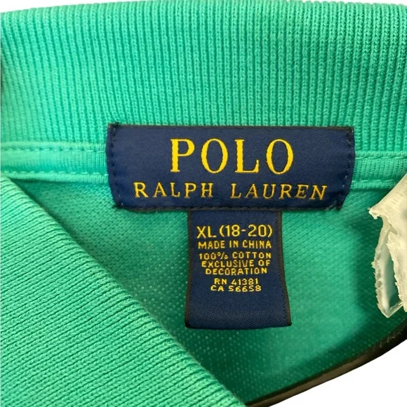 Polo Ralph Lauren Women’s Polo Shirt XL (18-20) Teal Green | 100% Cotton - Picture 2 of 4